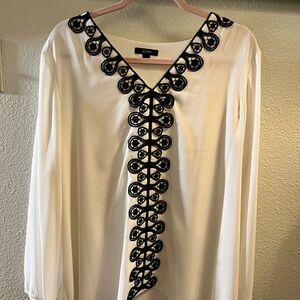 Alfani womans top, white, XL